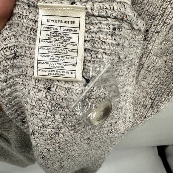 BB DAKOTA NWT Peri Puff Marled Cardigan Sweater // XL - Picture 8 of 10